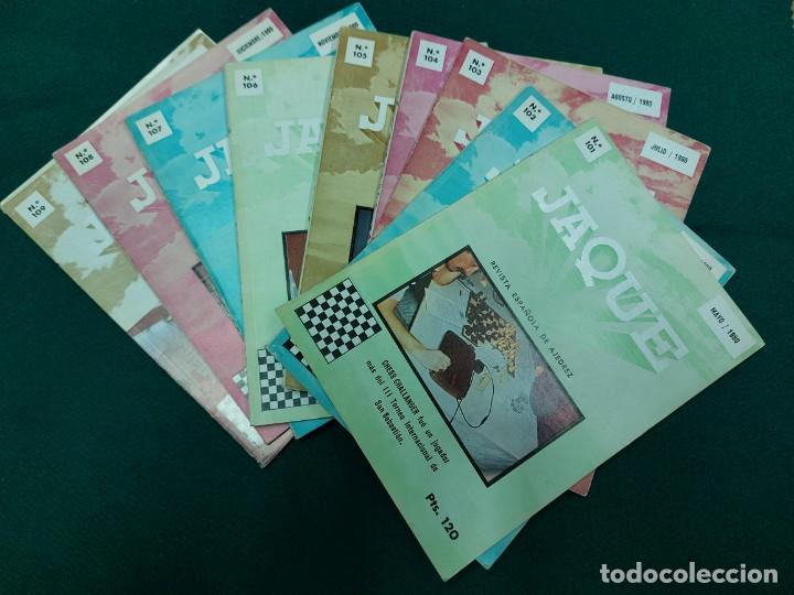 Coleccionismo deportivo: Lote Revista Jaque N&ordm; 101 a 109 - Foto 1