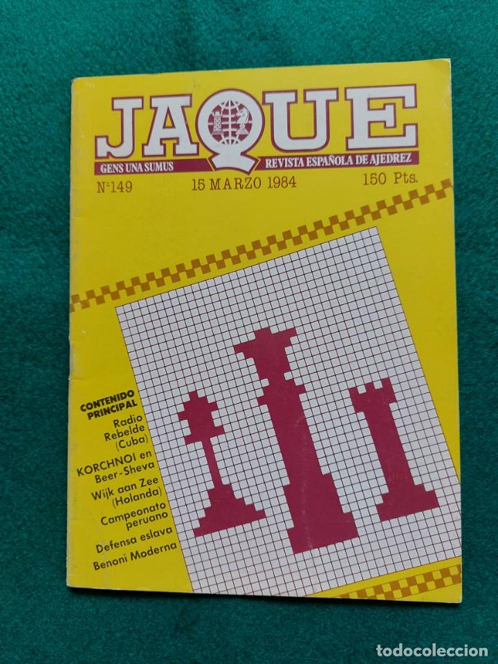 Coleccionismo deportivo: Revista Jaque 149 - Foto 1