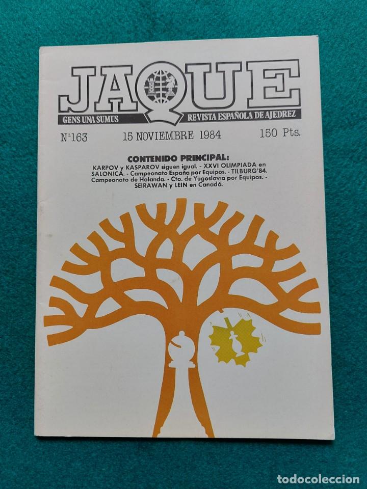 Coleccionismo deportivo: Revista Jaque 163 - Foto 1