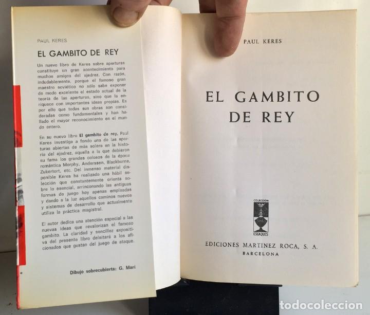 Coleccionismo deportivo: EL GAMBITO DE REY. Paul Keres - Foto 4