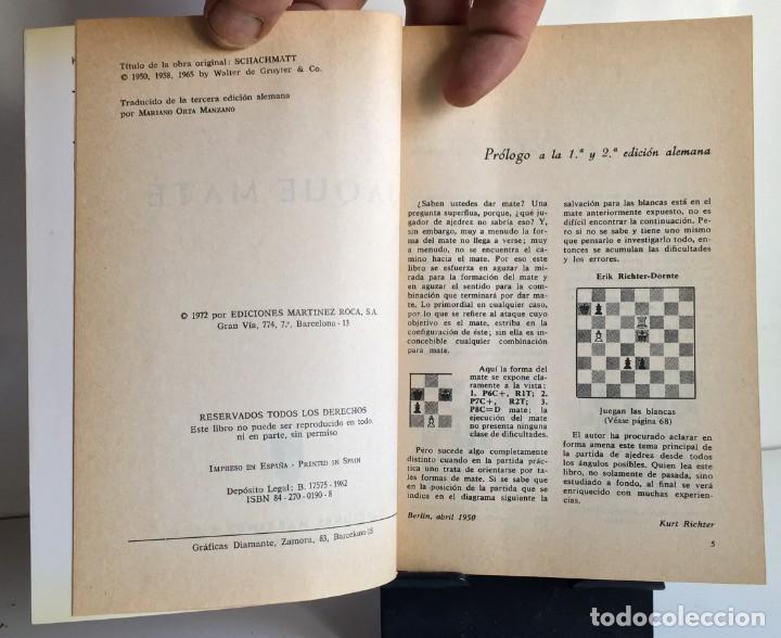 Coleccionismo deportivo: JAQUE MATE. Kurt Richter - Foto 5