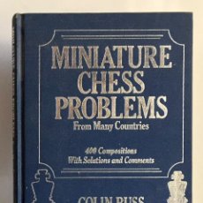 Coleccionismo deportivo: MINIATURE CHESS PROBLEMS FROM MANY COUNTRIES. COLIN RUSS. Lote 343156403