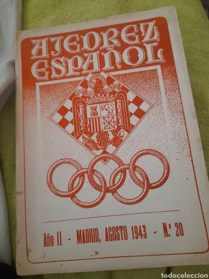 Coleccionismo deportivo: Ajedrez Espa&ntilde;ol N 20 de 1943 - Foto 1
