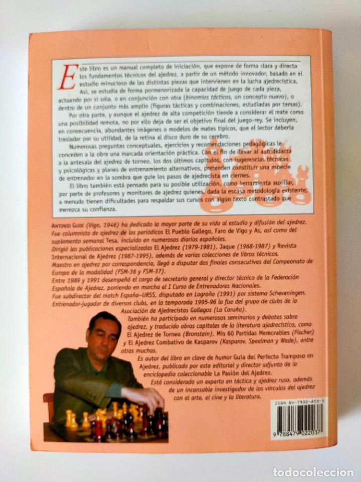 Coleccionismo deportivo: ESCUELA DE AJEDREZ - ANTONIO GUDE - EDICIONES TUTOR 1998 (1&ordf; Edici&oacute;n) - Foto 10
