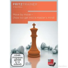 Coleccionismo deportivo: AJEDREZ. CHESS. MOVE BY MOVE - (HOW TO) GET INTO A MASTER'S MIND! - KING, RIS/WILLIAMS PC-DVD. Lote 355227983
