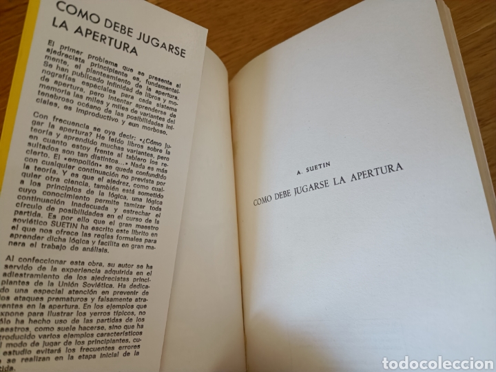Coleccionismo deportivo: COMO DEBE JUGARSE LA APERTURA - A. SUETIN - Foto 3