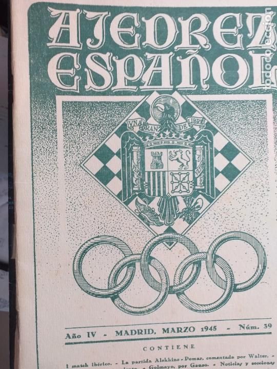 Coleccionismo deportivo: ajedrez espa&ntilde;ol 1946 - Foto 6