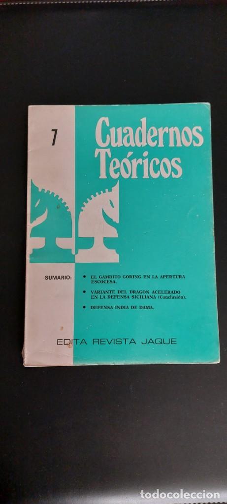 Coleccionismo deportivo: Cuaderno Te&oacute;rico Jaque N&ordm; 7 Leer Descripci&oacute;n - Foto 1