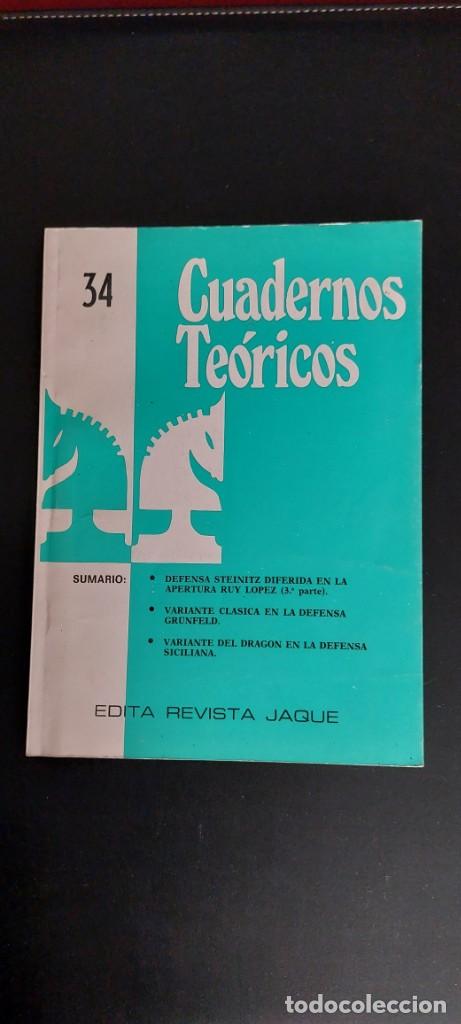 Coleccionismo deportivo: Cuaderno Te&oacute;rico Jaque N&ordm; 34 - Foto 1