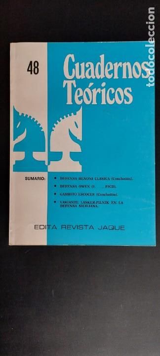 Coleccionismo deportivo: Cuaderno Te&oacute;rico Jaque N&ordm; 48 - Foto 1