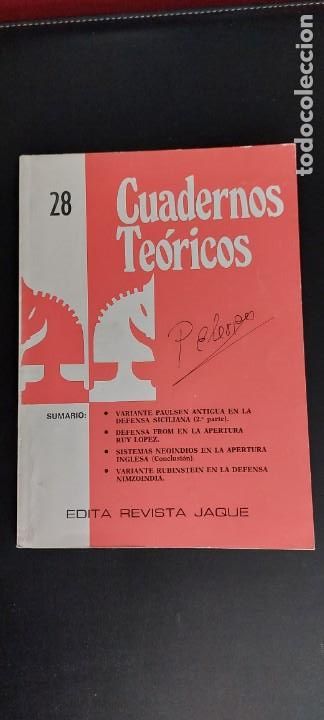 Coleccionismo deportivo: Cuaderno Te&oacute;rico Jaque N&ordm; 28 - Foto 1