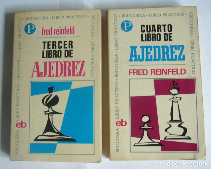 Coleccionismo deportivo: TERCER LIBRO DE AJEDREZ / CUARTO LIBRO DE AJEDREZ - FRED REINFELD - Foto 1