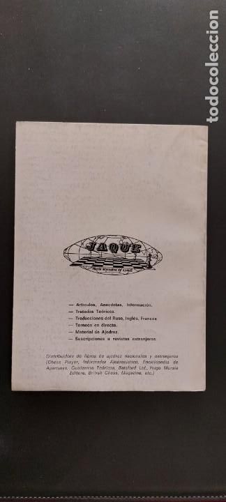 Coleccionismo deportivo: Cuaderno Te&oacute;rico Jaque N&ordm; 39 - Foto 2