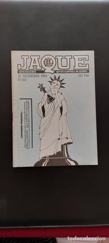 Coleccionismo deportivo: Revista Jaque 165 - Foto 1
