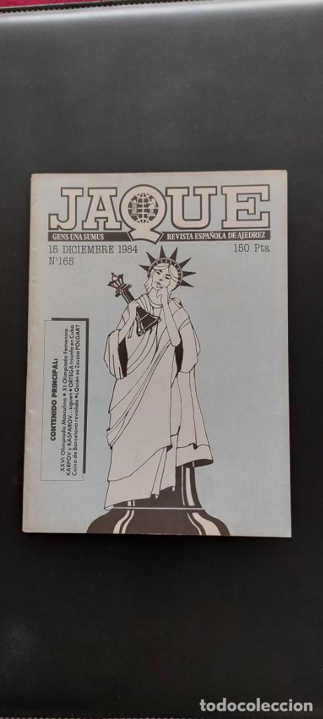 Coleccionismo deportivo: Revista Jaque 165 - Foto 1