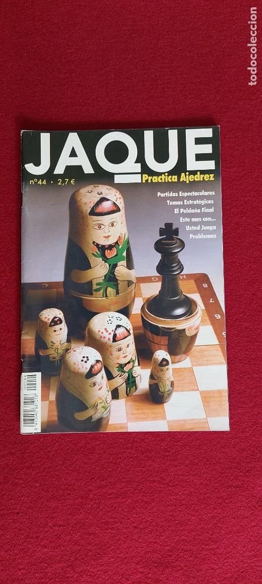 Coleccionismo deportivo: Jaque Practica el ajedrez N&ordm;44 - Foto 1