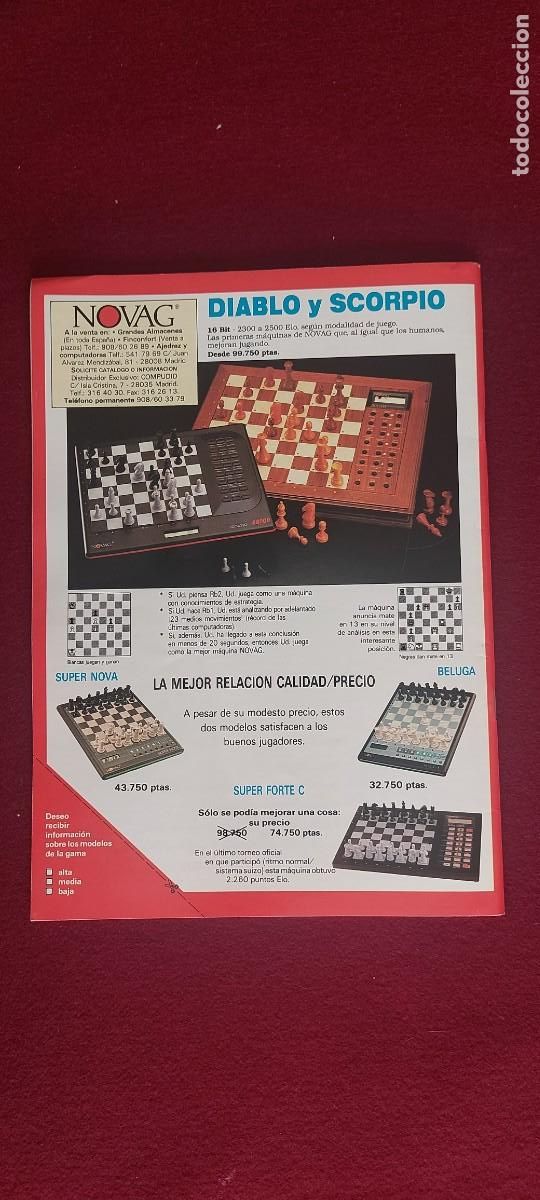 Coleccionismo deportivo: Revista Internacional de Ajedrez N&ordm; 54 - Foto 2
