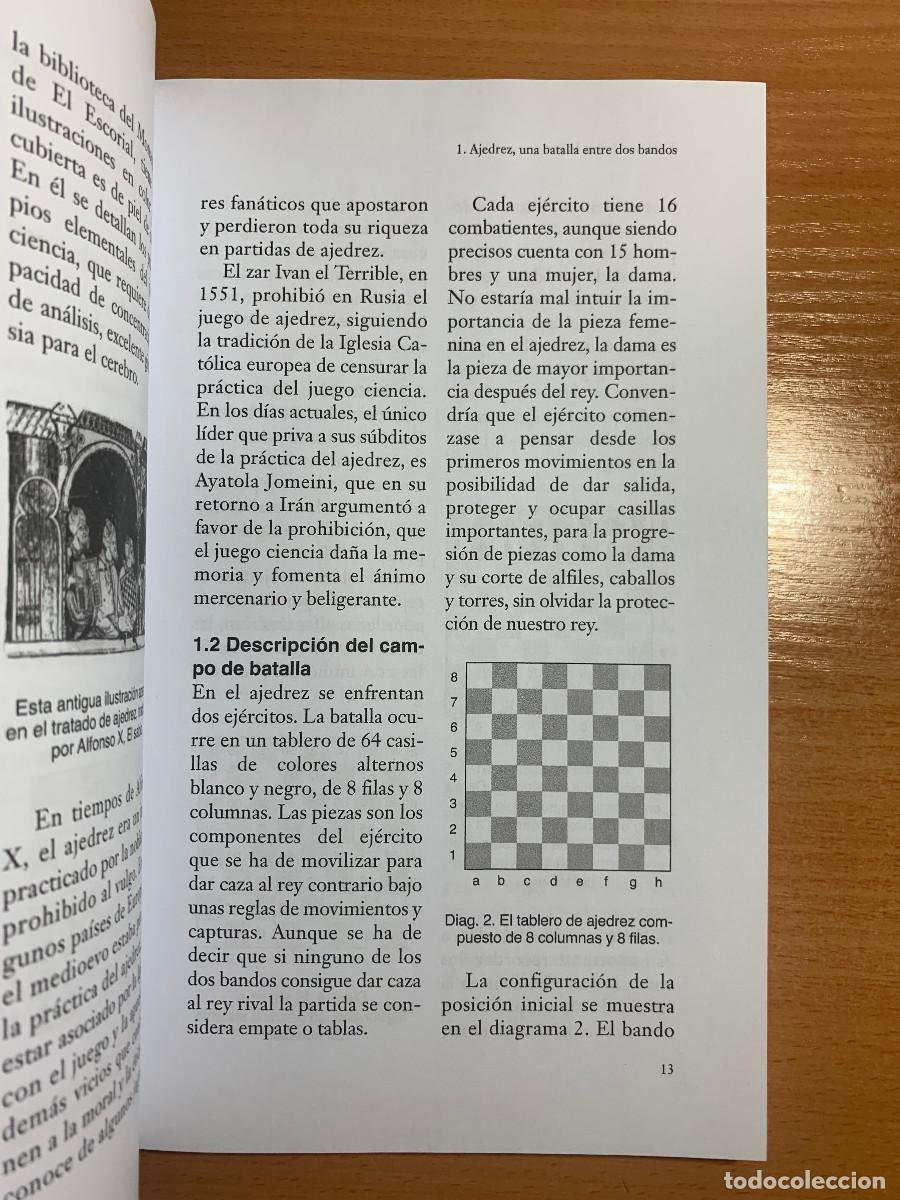Coleccionismo deportivo: Ajedrez elemental. Igor Molina Montes. Ediciones Robinbook - Foto 3