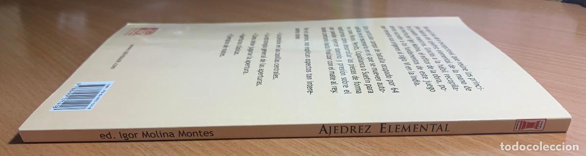 Coleccionismo deportivo: Ajedrez elemental. Igor Molina Montes. Ediciones Robinbook - Foto 7