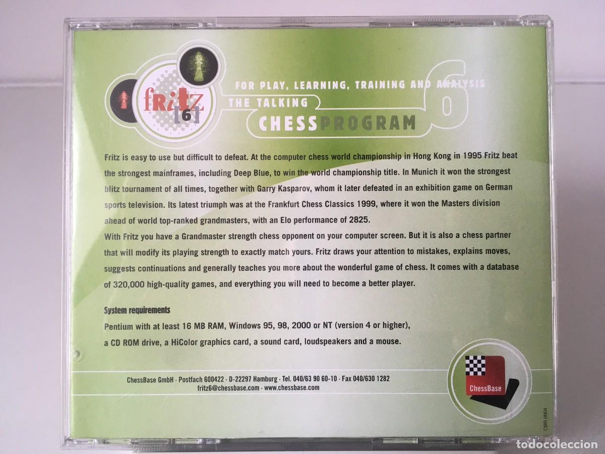 Coleccionismo deportivo: AJEDREZ. PROGRAMA ORIGINAL FRITZ 6. Chess Program by ChessBase - Foto 2