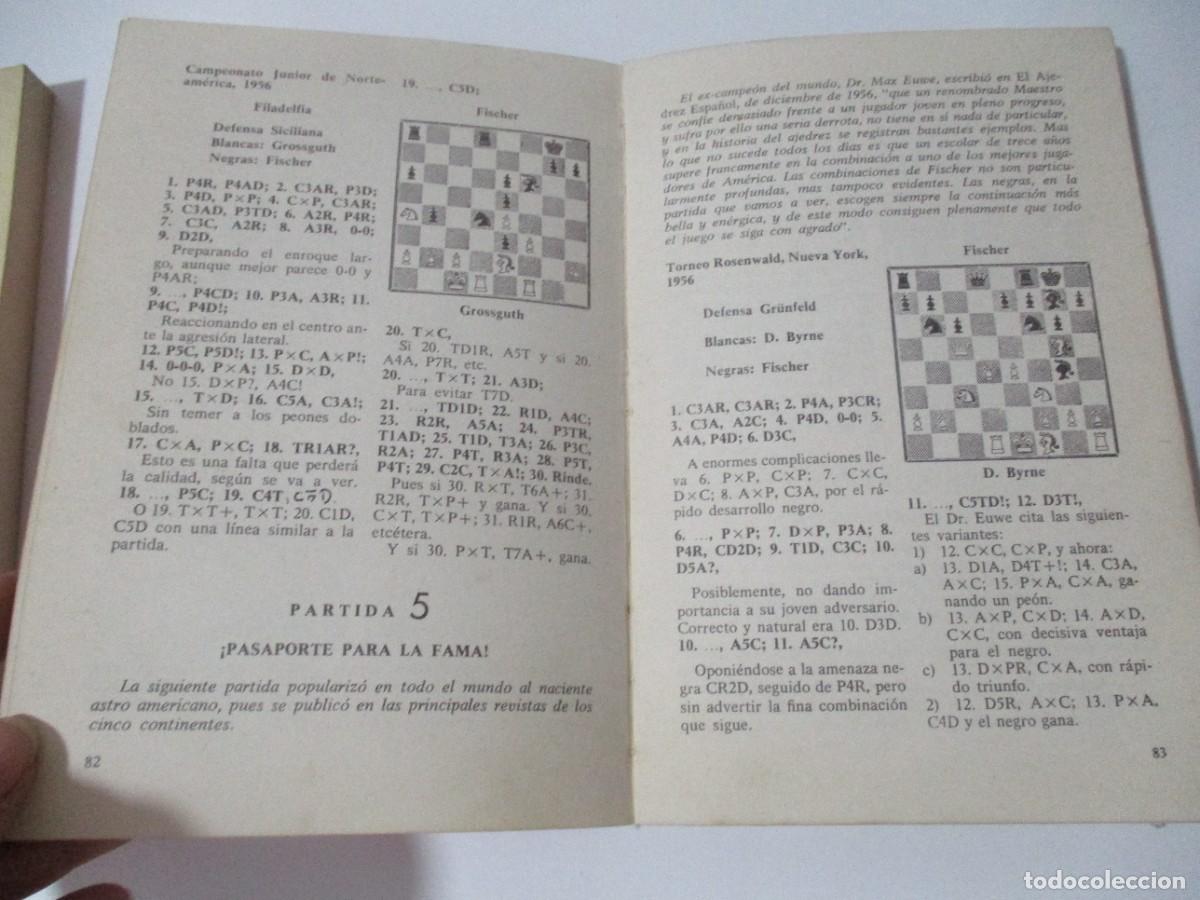 bobby fischer su vida y partidas - pablo morán - Comprar Livros antigos de  Xadrez no todocoleccion