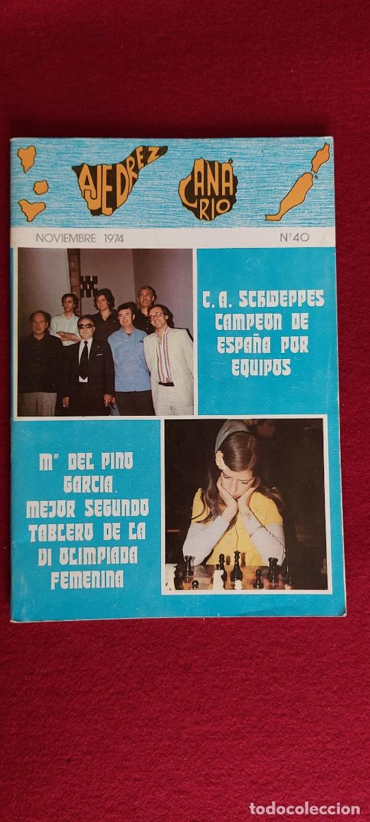 Coleccionismo deportivo: Revista Ajedrez Canario N&ordm; 40 - Foto 1