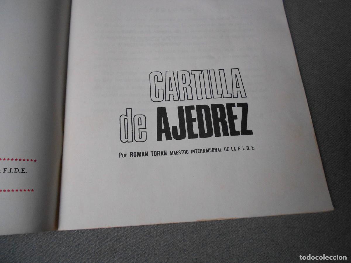 Coleccionismo deportivo: CARTILLA DE AJEDREZ. - Foto 2