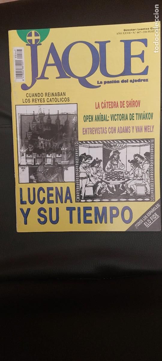 Coleccionismo deportivo: Revista Jaque 467 - Foto 1