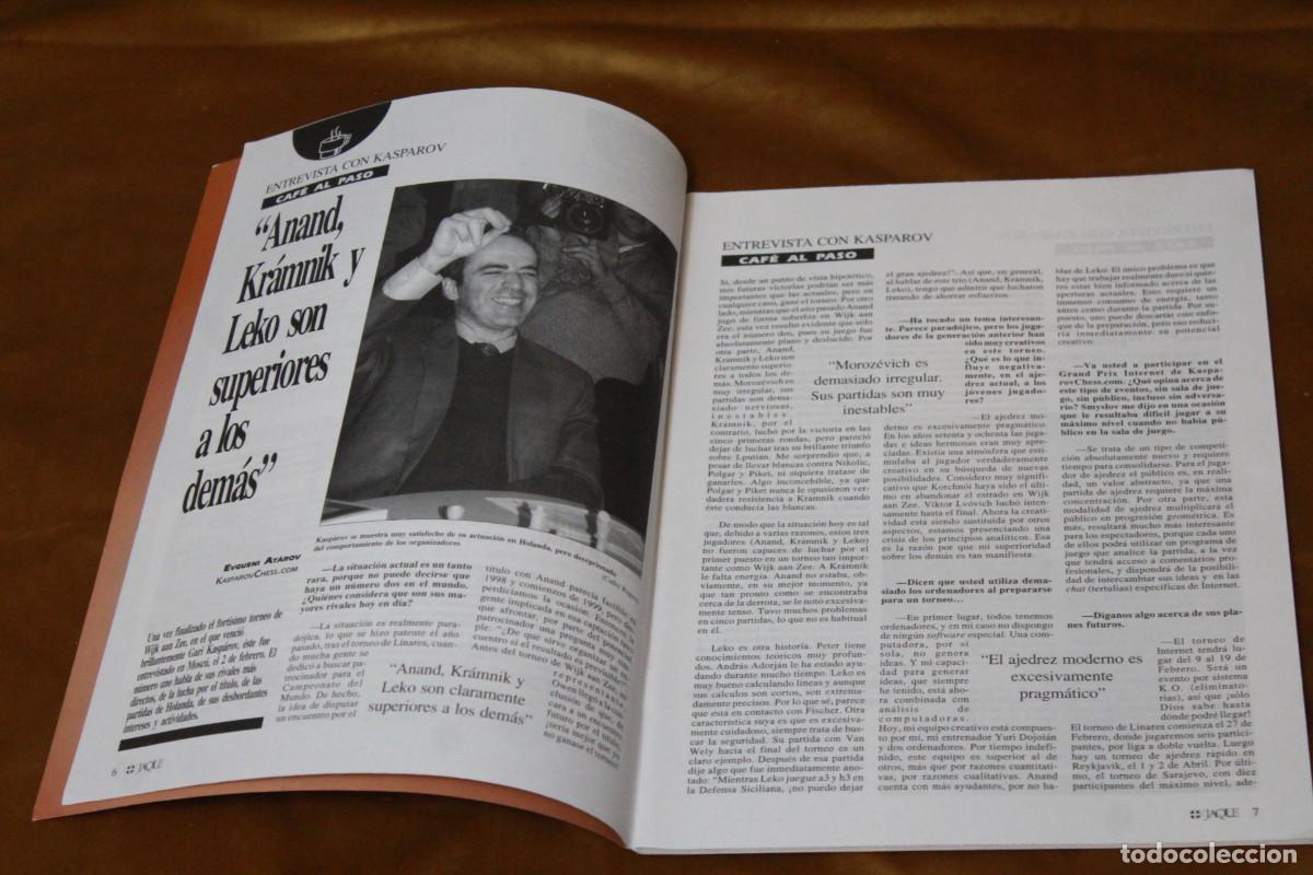 Coleccionismo deportivo: Revista de ajedrez Jaque. N&ordm; 515. - Foto 2