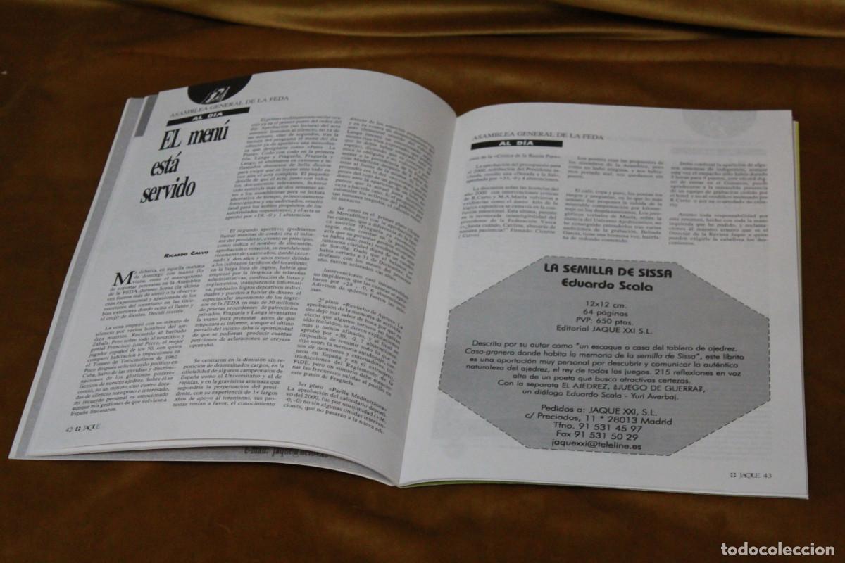 Coleccionismo deportivo: Revista de ajedrez Jaque. N&ordm; 518. - Foto 3