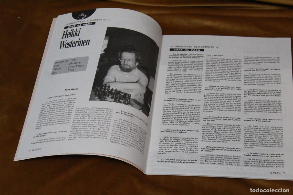 Coleccionismo deportivo: Revista de ajedrez Jaque. N&ordm; 519. - Foto 2