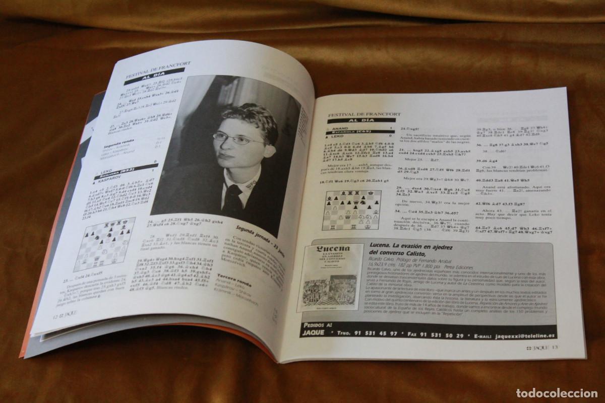 Coleccionismo deportivo: Revista de ajedrez Jaque. N&ordm; 522. - Foto 3
