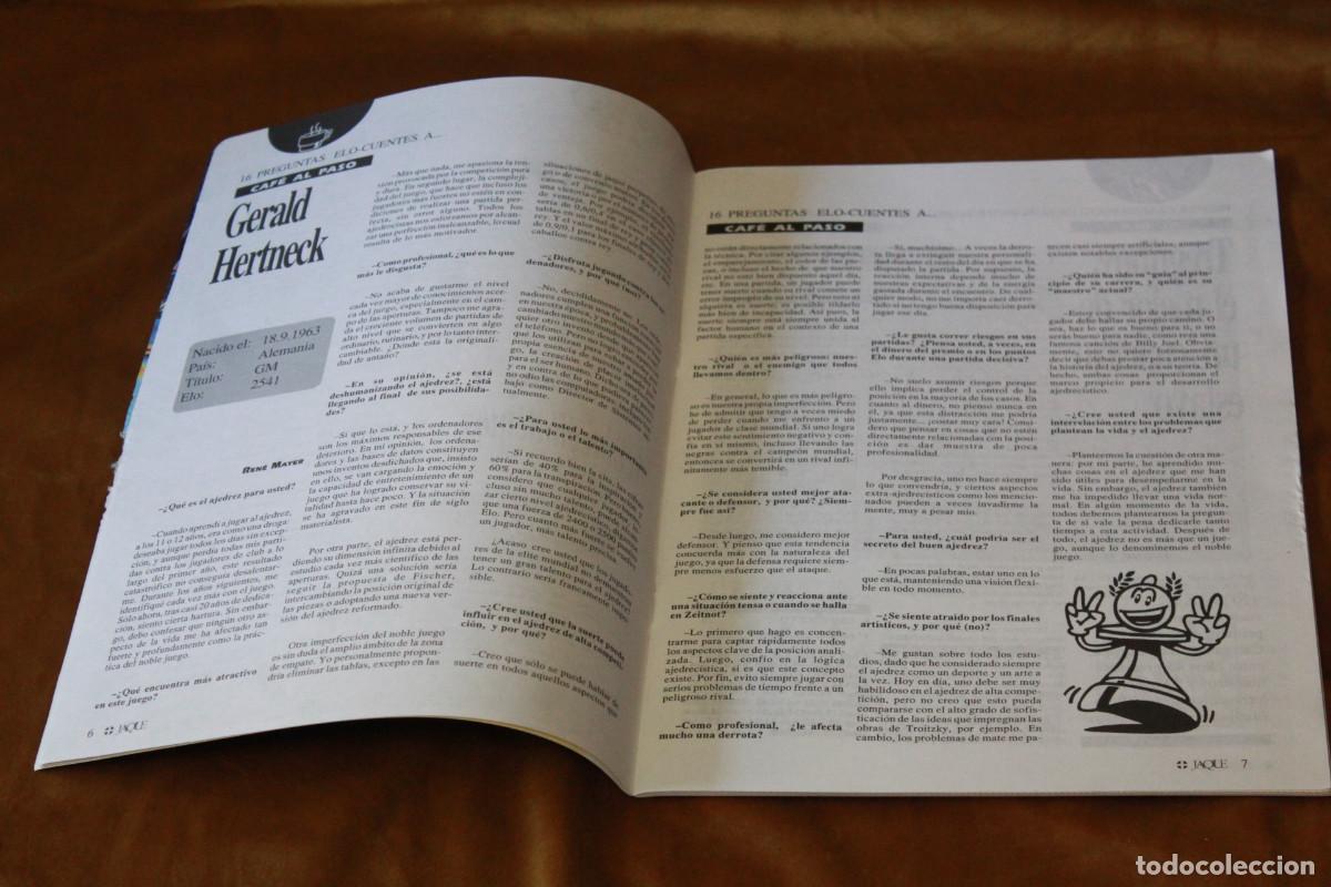 Coleccionismo deportivo: Revista de ajedrez Jaque. N&ordm; 524. - Foto 2