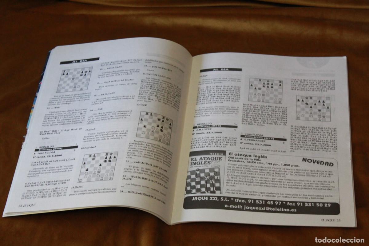 Coleccionismo deportivo: Revista de ajedrez Jaque. N&ordm; 524. - Foto 3