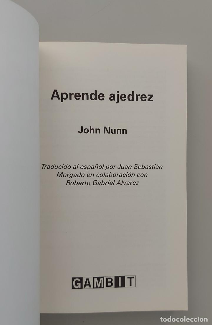 Coleccionismo deportivo: Aprende Ajedrez | John Nunn | Gambit Publications, 2002 - Foto 3