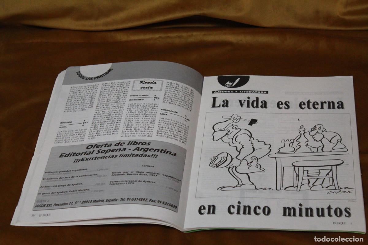 Coleccionismo deportivo: Revista de ajedrez Jaque. N&ordm; 464. - Foto 3