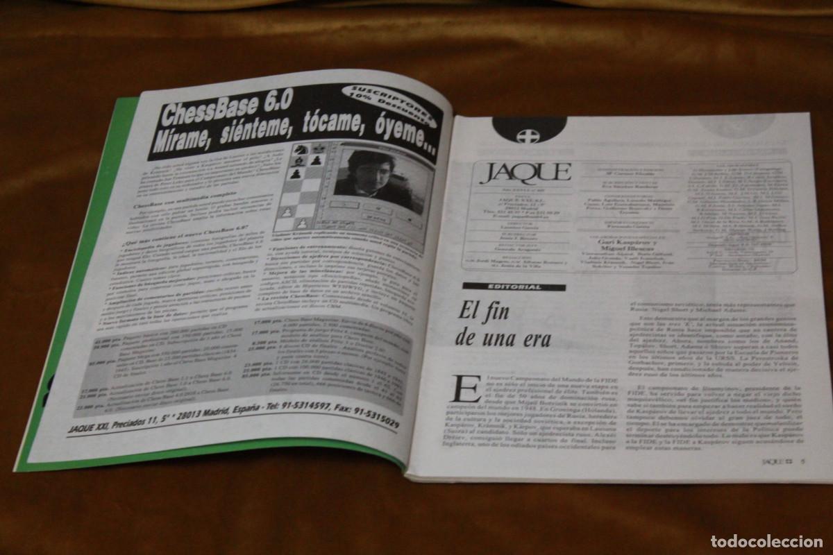 Coleccionismo deportivo: Revista de ajedrez Jaque. N&ordm; 465. - Foto 2
