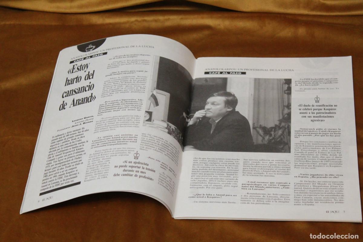 Coleccionismo deportivo: Revista de ajedrez Jaque. N&ordm; 466. - Foto 2
