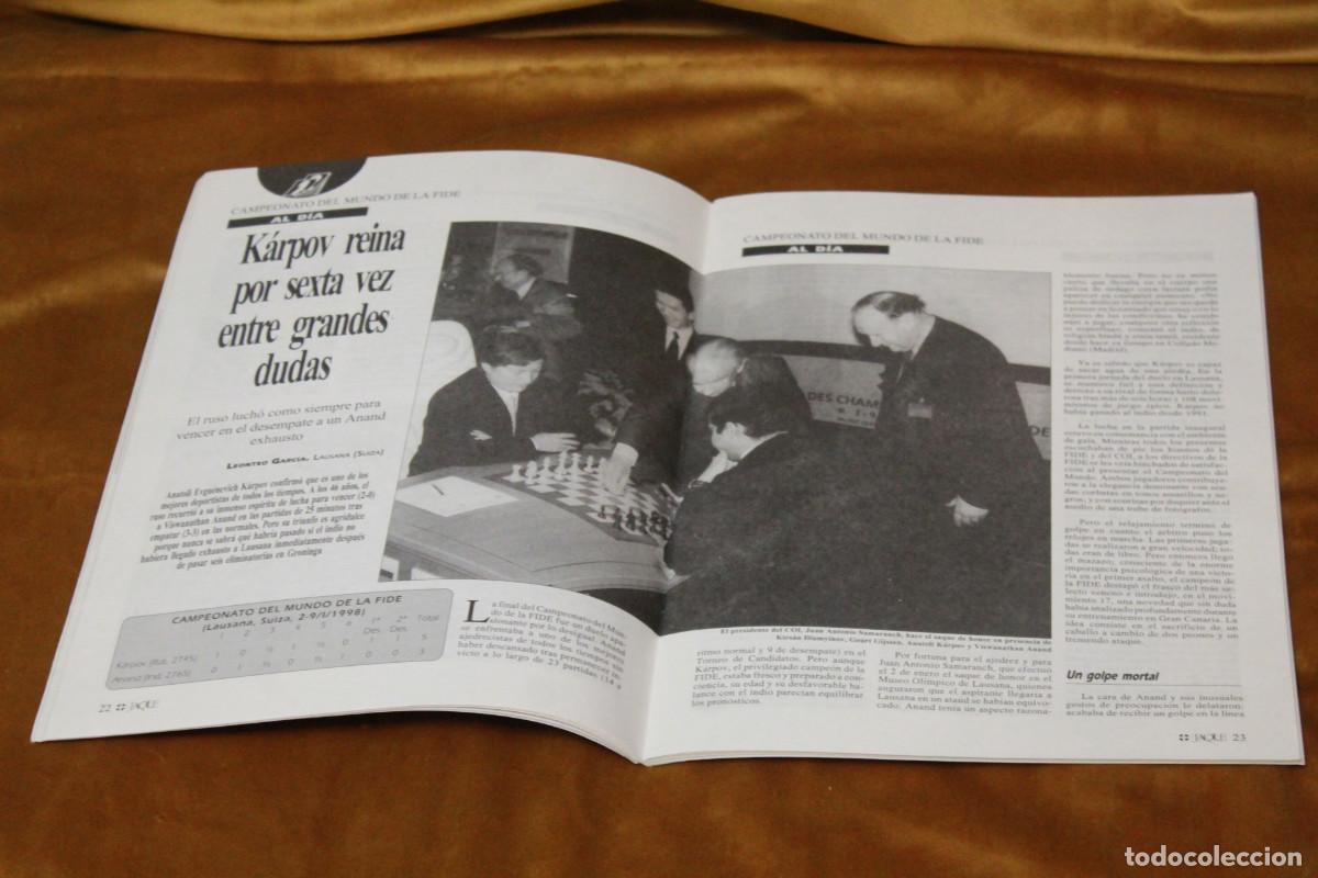 Coleccionismo deportivo: Revista de ajedrez Jaque. N&ordm; 466. - Foto 3