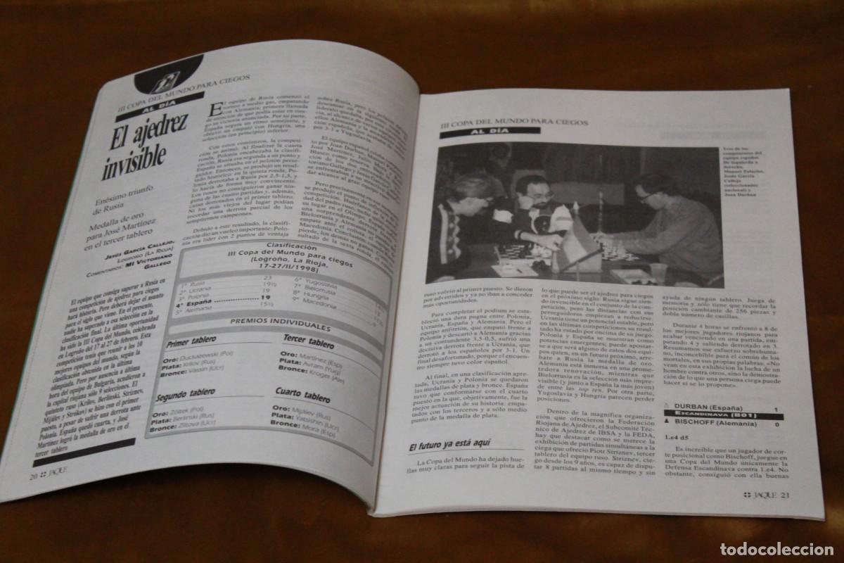 Coleccionismo deportivo: Revista de ajedrez Jaque. N&ordm; 471. - Foto 3