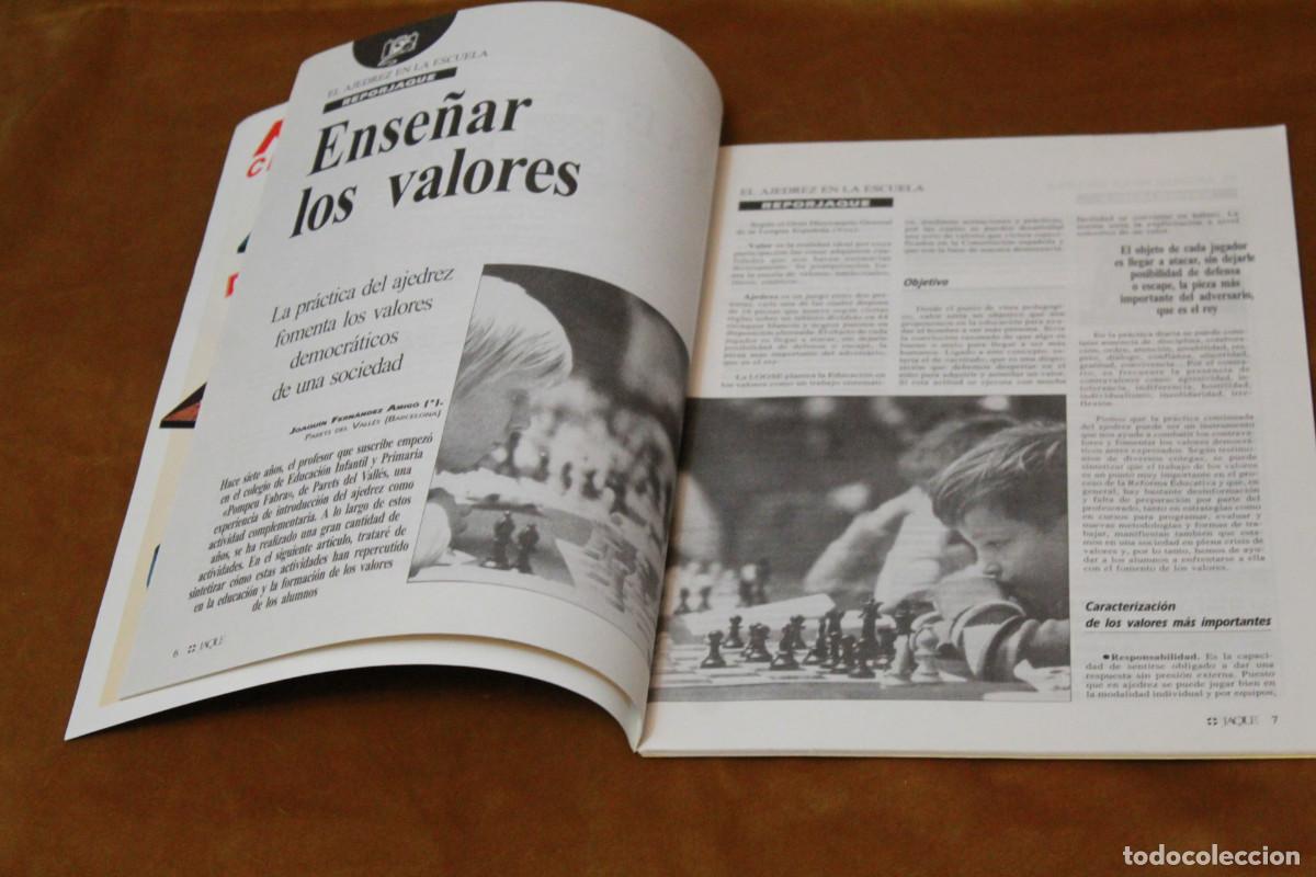 Coleccionismo deportivo: Revista de ajedrez Jaque. N&ordm; 474. - Foto 2