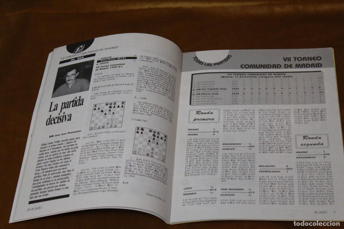 Coleccionismo deportivo: Revista de ajedrez Jaque. N&ordm; 474. - Foto 3
