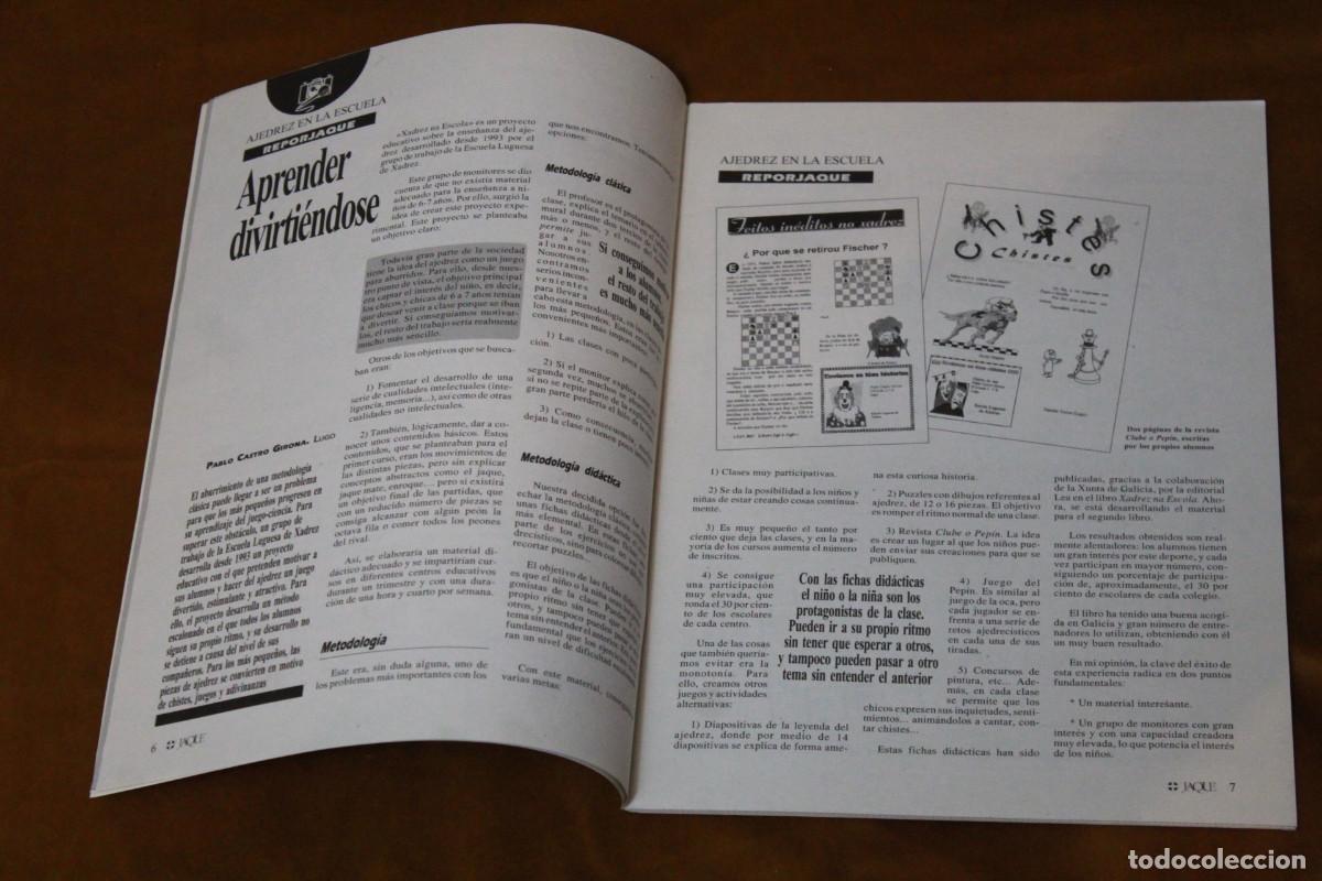 Coleccionismo deportivo: Revista de ajedrez Jaque. N&ordm; 476. - Foto 2