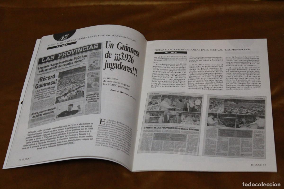 Coleccionismo deportivo: Revista de ajedrez Jaque. N&ordm; 478. - Foto 3