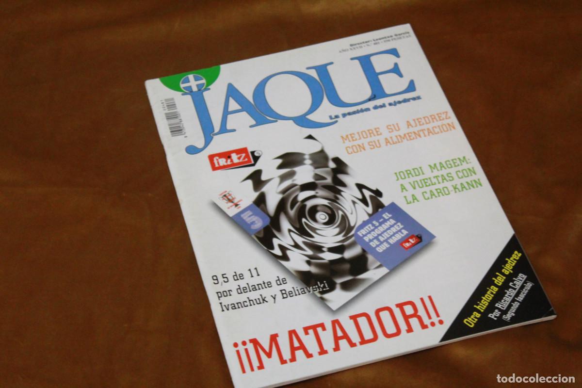 Coleccionismo deportivo: Revista de ajedrez Jaque. N&ordm; 481. - Foto 2