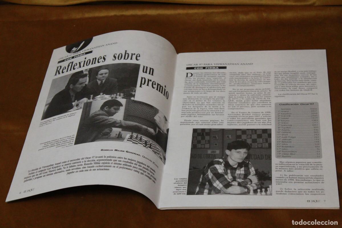 Coleccionismo deportivo: Revista de ajedrez Jaque. N&ordm; 483. - Foto 2