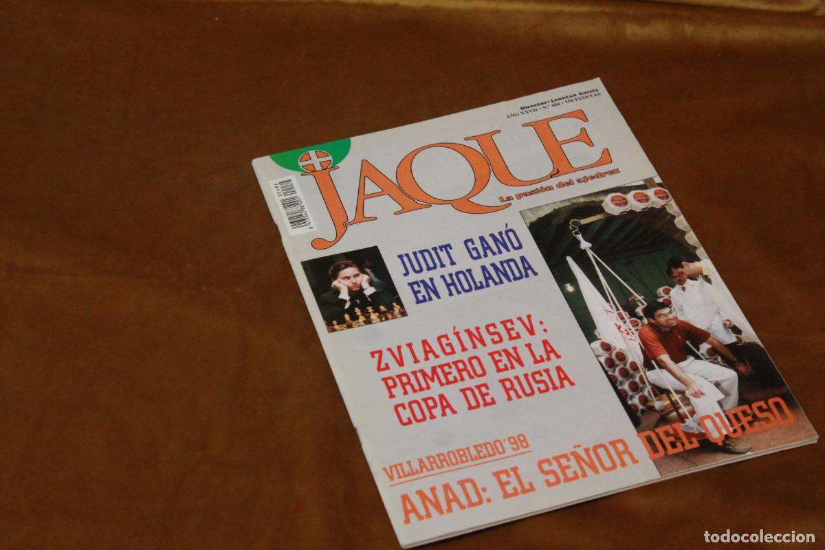 Coleccionismo deportivo: Revista de ajedrez Jaque. N&ordm; 484. - Foto 1