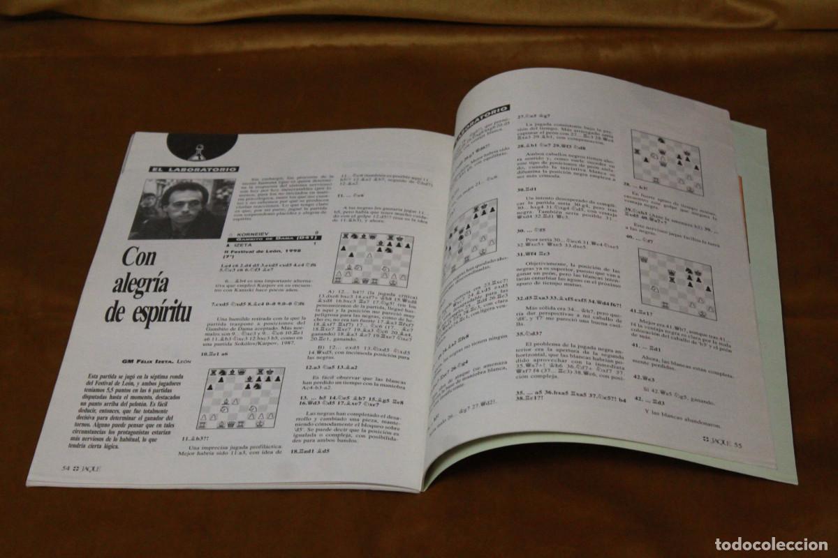 Coleccionismo deportivo: Revista de ajedrez Jaque. N&ordm; 484. - Foto 3