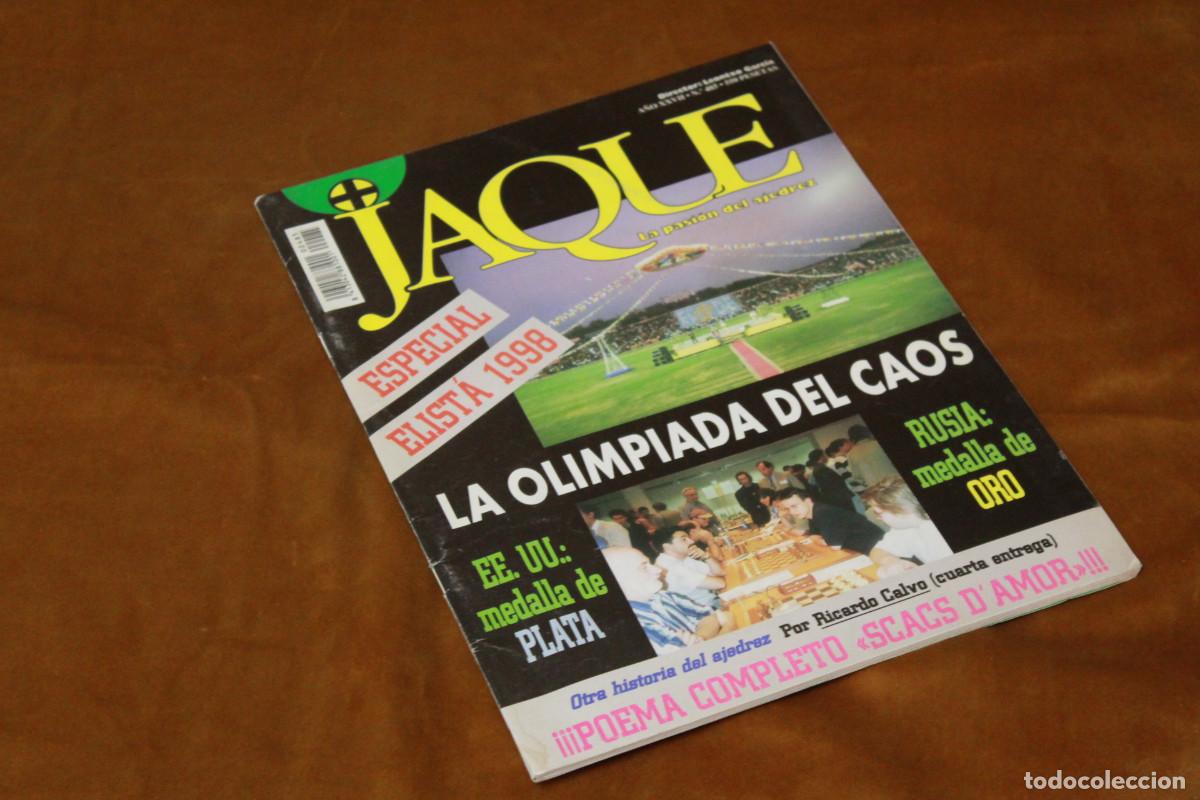 Coleccionismo deportivo: Revista de ajedrez Jaque. N&ordm; 485. - Foto 1