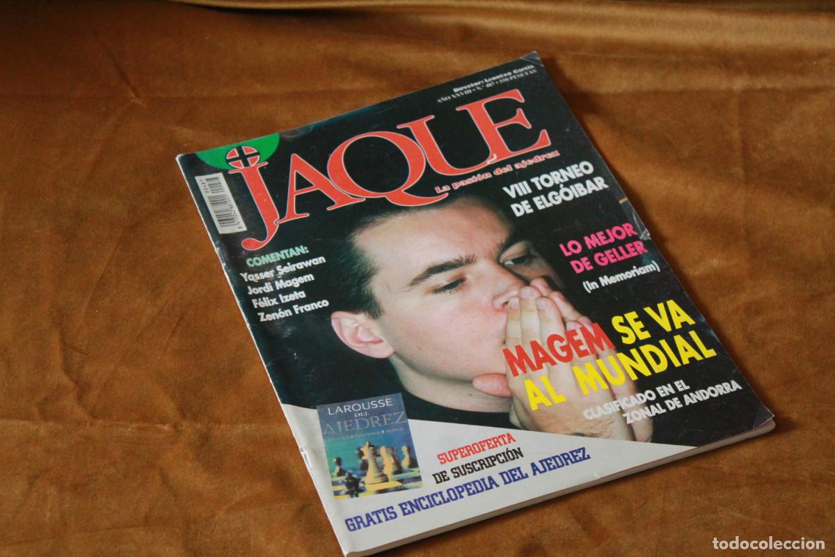 Coleccionismo deportivo: Revista de ajedrez Jaque. N&ordm; 487. - Foto 1